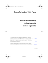 Epson Perfection V350 Photo Une information important