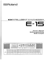 Roland E-15 Le manuel du propriétaire
