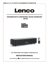 Lenco SB-100 Le manuel du propriétaire