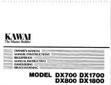 Kawai DX800 Le manuel du propriétaire