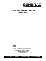 Generac 3600 PSI G0069240 Manuel utilisateur