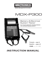 Midtronics MDX-P300 Manuel utilisateur
