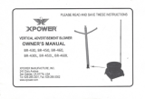 XPOWERINFLATABLE VERTICAL BLOWERS