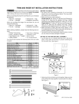 Electrolux DUORSRKIT Guide d'installation