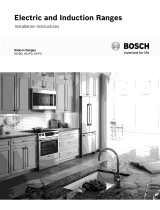 Bosch HEIP054U/01 Guide d'installation