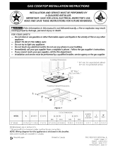 Frigidaire FGC30S4ASC Guide d'installation