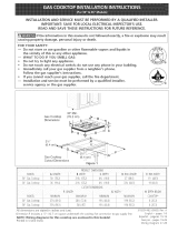 Frigidaire PLGC30S9ECA Guide d'installation