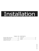 Frigidaire CLCE600RW0 Guide d'installation