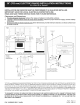 White-Westinghouse CCRE3530LBD Guide d'installation