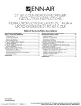 Jenn-Air JMDFS24GS Guide d'installation