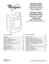 Whirlpool CED8990XW1 Guide d'installation