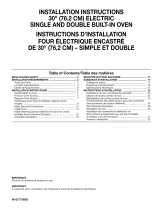 Whirlpool WOS97ES0ES01 Guide d'installation