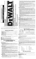 DeWalt D21007 TYPE 3 Le manuel du propriétaire