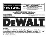 DeWalt DCS361B TYPE 1 Le manuel du propriétaire