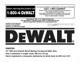 DeWalt DWS709 TYPE 20 Le manuel du propriétaire
