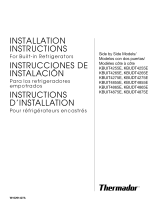 Thermador KBUIT4855E/06 Guide d'installation