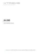 Xtreme JX-200 Manuel utilisateur