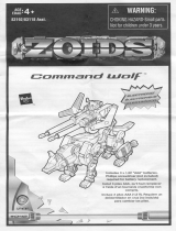 Hasbro Zoids Command Wolf Mode d'emploi