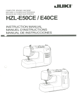 Juki HZL-E40 Le manuel du propriétaire