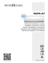 MUNDO CLIMA Series MUPR-H7 Guide d'installation