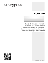 mundoclima Series MUPR-H6 Guide d'installation