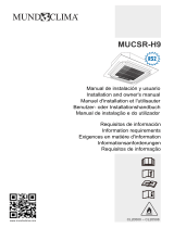 mundoclima Serie MUCSR-H9 “Cassette Super Inverter H9” Le manuel du propriétaire
