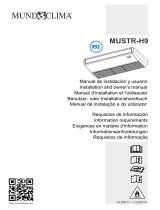 mundoclima Serie MUSTR-H9 “Ceiling Floor Full Inverter H9” Guide d'installation