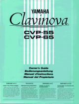 Yamaha CVP-65 Le manuel du propriétaire