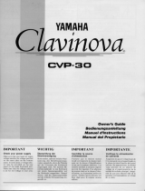 Yamaha CVP-30 Le manuel du propriétaire