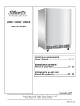 Silhouette DAR055D1BSSPRO Refrigerator Le manuel du propriétaire