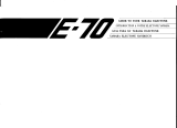 Yamaha E-70 Le manuel du propriétaire
