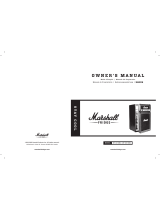 Marshall Amplification MF-110-XMC Le manuel du propriétaire