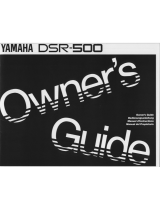 Yamaha Portatone DSR-500 Le manuel du propriétaire