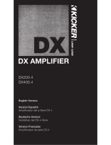 Kicker DX400.4 Le manuel du propriétaire