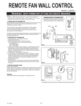 Craftmade UC2000-1 Supplementary Manual