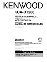 Kenwood KCA-BT200 Manuel utilisateur