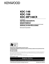 Kenwood KDC-108 Manuel utilisateur