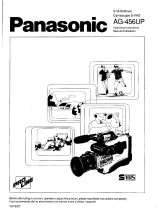 Panasonic AG456UP - CAMCORDER Operating Instructions Manual