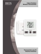 BIOS WEATHER Indoor/Outdoor Wireless Thermometer Manuel utilisateur