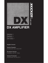 Kicker DX1000.1 Le manuel du propriétaire