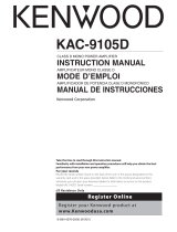 Kenwood KAC-9105D Manuel utilisateur
