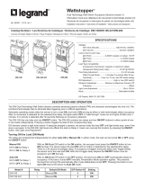 wattstopper DW-200 Installation Instructions Manual