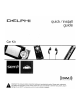 Delphi XM SKYFI3 Quick Install Manual