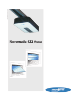 Novoferm Novomatic 423 Accu Le manuel du propriétaire
