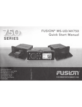 Fusion MS-UD/AV750 Guide de démarrage rapide