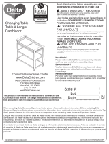 Delta Children Lancaster Changing Table Guide d'installation