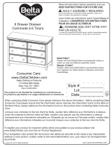Delta Children 6 Drawer Dresser Assembly Instructions