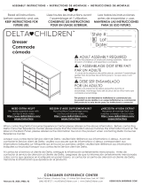 Delta Children Haven 6 Drawer Dresser Assembly Instructions