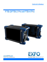 EXFO FTB-2/FTB-2 Pro and FTB-4 Pro Mode d'emploi