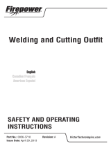 ESAB Welding and Cutting Outfit Manuel utilisateur